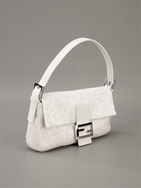 fendi white baguette mini bag|fendi korea baguette bag.